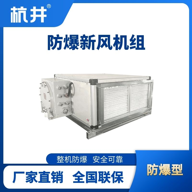 8000風(fēng)量臥式防爆新風(fēng)機(jī)組